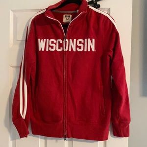 AE Wisconsin tailgate zip up sz m